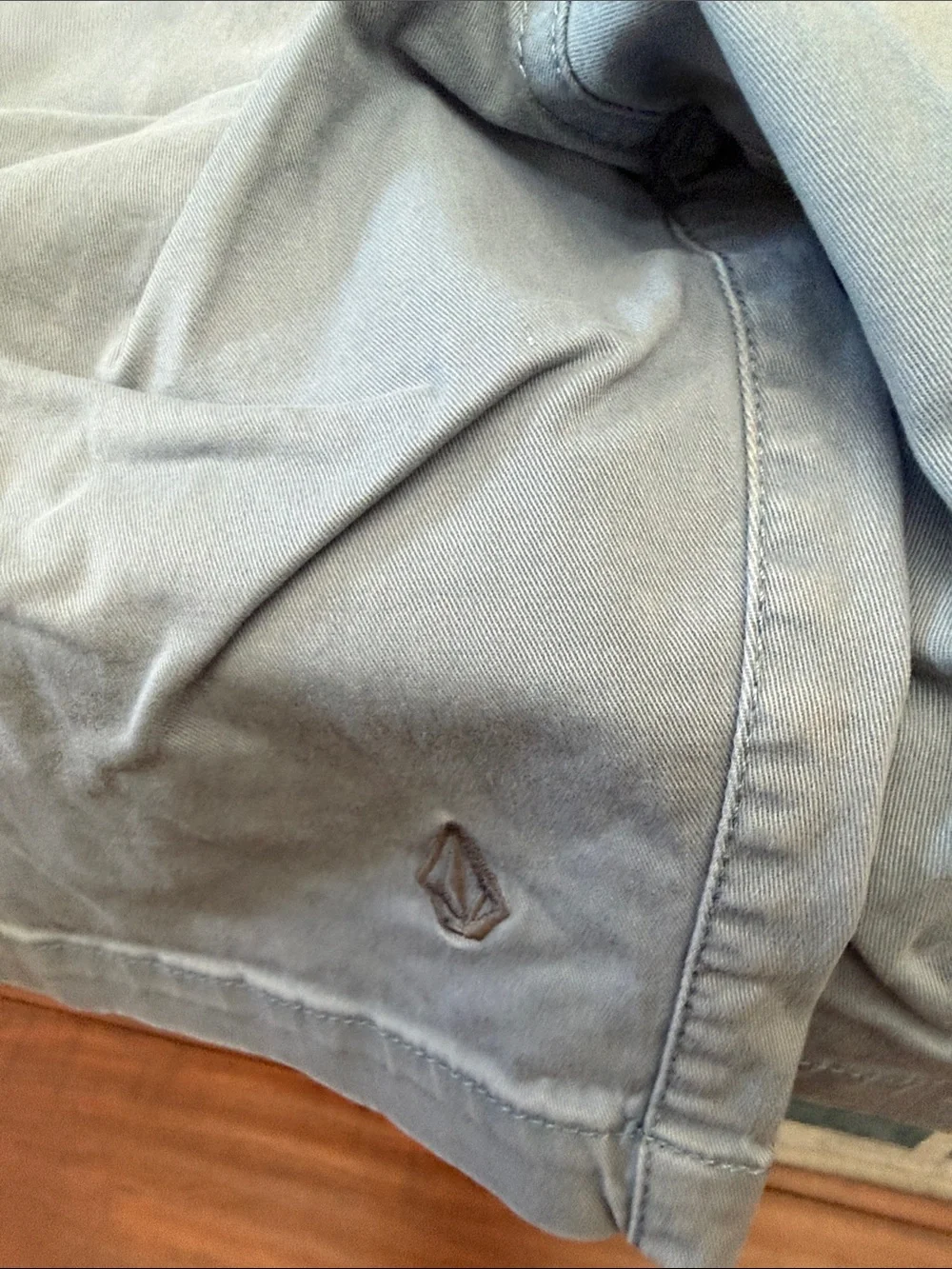 Boys Volcom Light Blue Casual Shorts